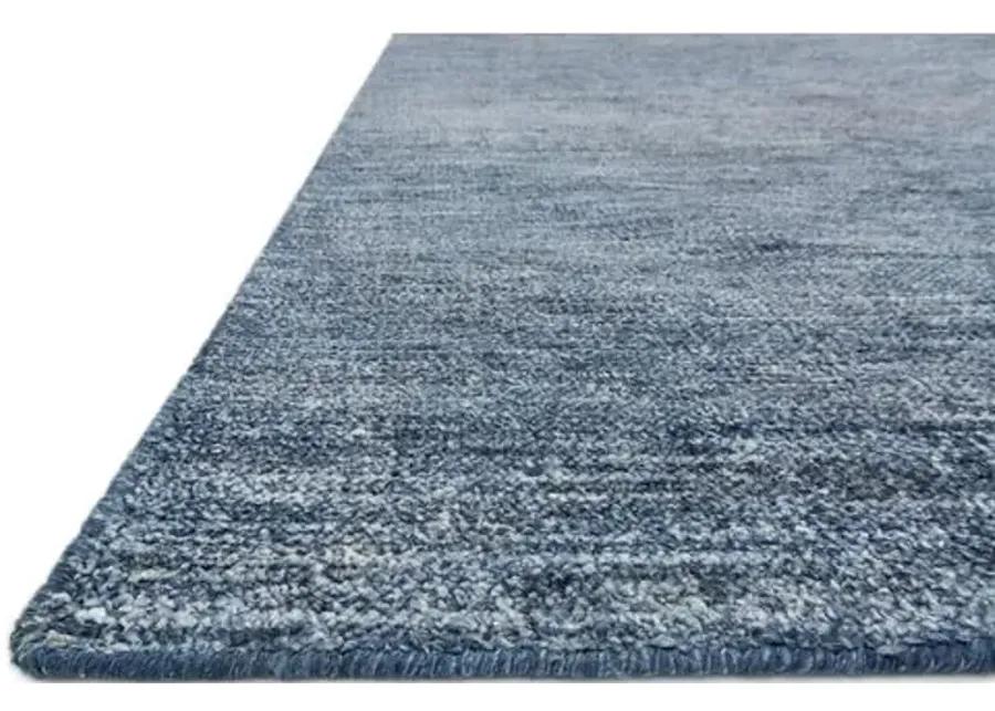 Stella Hand-Knotted Rug - Denim - Blue - Blue