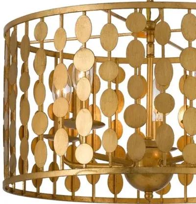 Layla Chandelier - Antique Gold - Crystorama