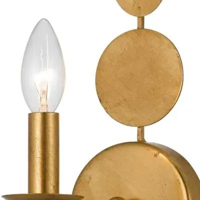 Layla 1-Light Sconce - Antiqued Gold - Crystorama