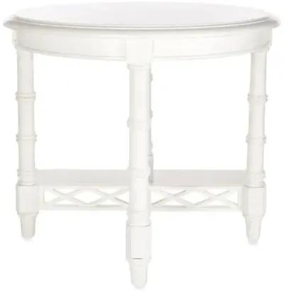 Edgehill 28" Round Side Table - White - Tommy Bahama