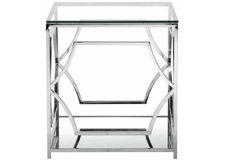 Edward Side Table - Silver