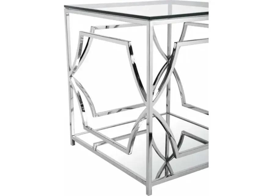 Edward Side Table - Silver