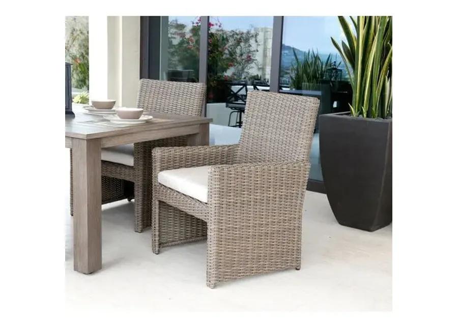 Neptune Outdoor Armchair - Ivory Sunbrella