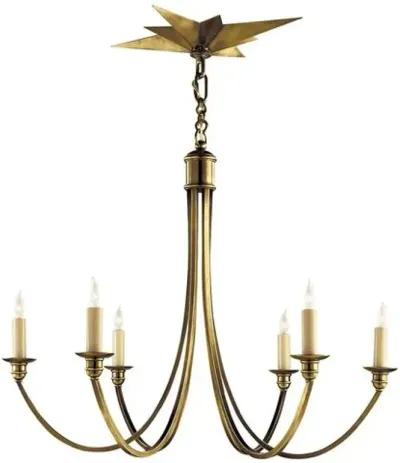 Visual Comfort - Venetian Medium Chandelier - Brass - Gold