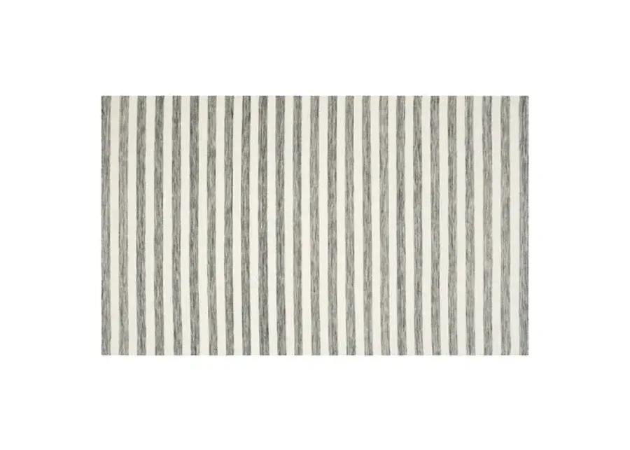 Anyu Flat-Weave Rug - Gray - Gray