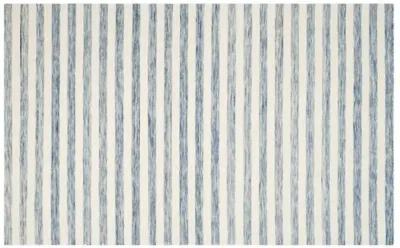 Anyu Flat-Weave Rug - Blue - Blue