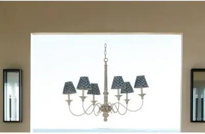 Visual Comfort - Country Chandelier - Belgian White - Ivory