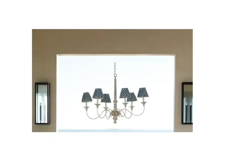 Visual Comfort - Country Chandelier - Belgian White - Ivory