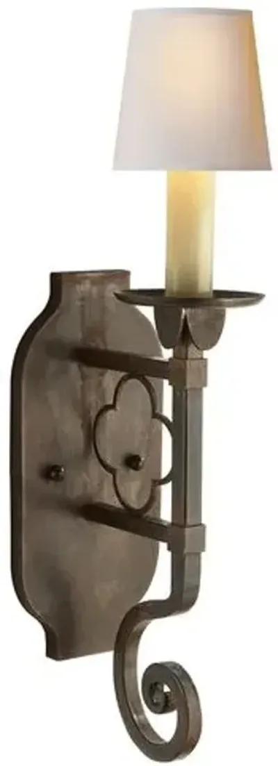 Visual Comfort - Margarite Sconce - Aged Iron - Black