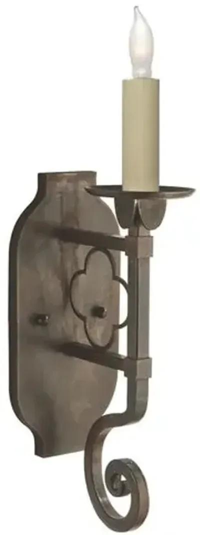 Visual Comfort - Margarite Sconce - Aged Iron - Black