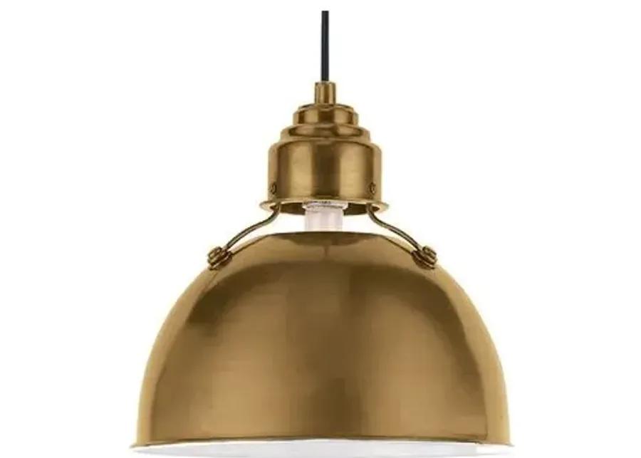 Visual Comfort - Eugene Pendant - Antiqued Brass - Gold