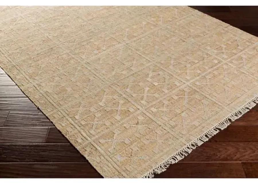 Dusan Jute Rug - Ivory/Natural - Beige - Beige