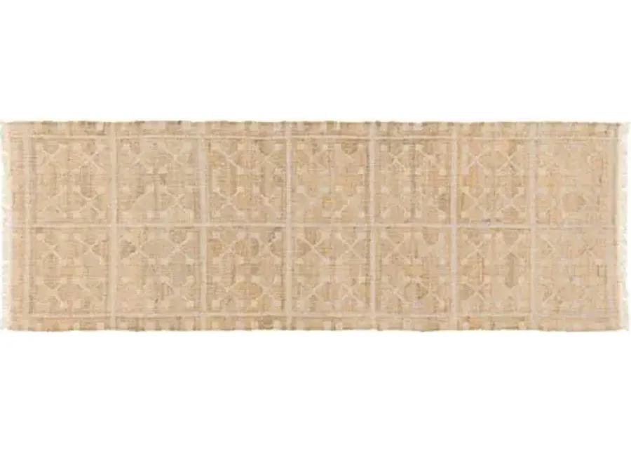 Dusan Jute Rug - Ivory/Natural - Beige - Beige