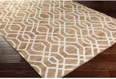 St. Albans Jute-Blend Rug - Mocha/Ivory - Beige - Beige