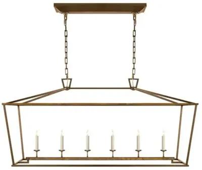 Visual Comfort - Darlana Large Linear Lantern - Gilded Iron - Gold