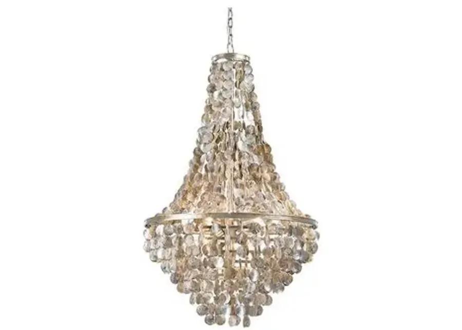 Capri Shell Chandelier - Gold - Regina Andrew