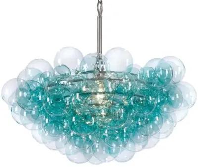 Bubbles Glass Chandelier - Aqua - Regina Andrew - Blue