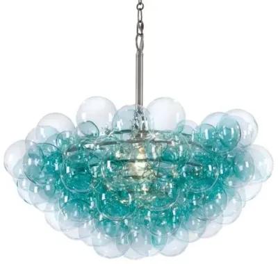 Bubbles Glass Chandelier - Aqua - Regina Andrew - Blue