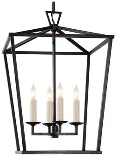 Visual Comfort - Darlana Lantern - Aged Iron - Black