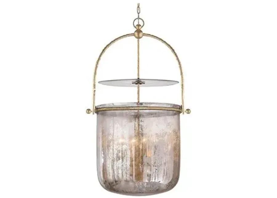 Visual Comfort - Lorford Bell Lantern - Gilded Iron - Gold