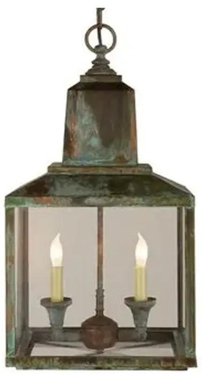 Visual Comfort - Brantley Lantern - Verdigris - Gold