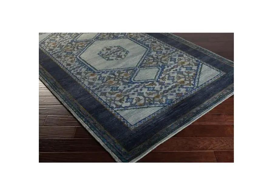 Bastien Rug - Slate/Navy - Blue - Blue