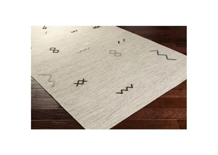 Bathilde Rug - Light Gray/Taupe - Ivory - Ivory