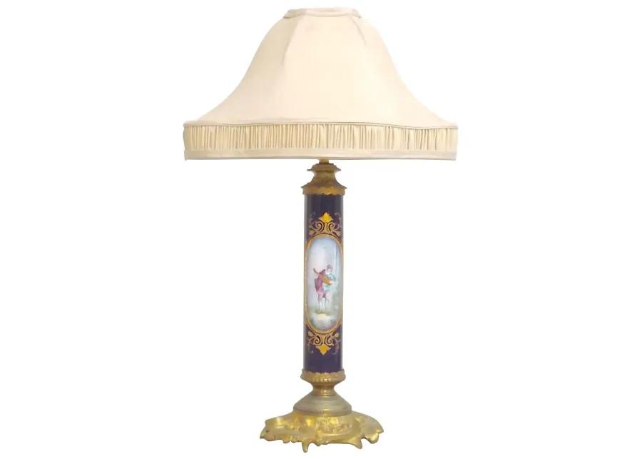 Antique Porcelain Sèvres Lamp - Vermilion Designs