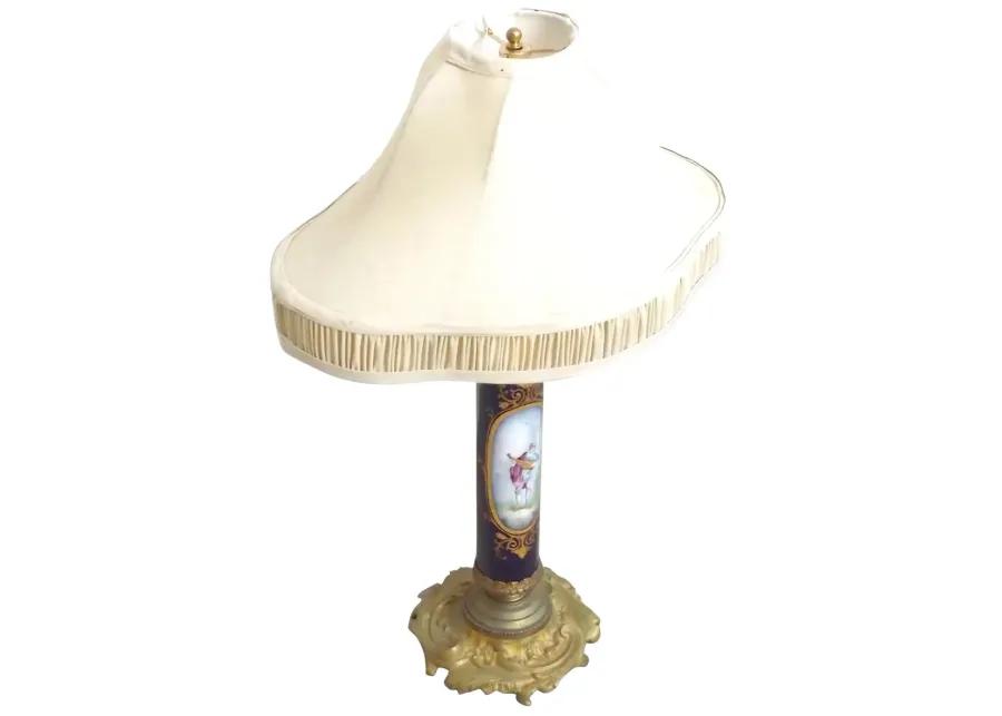 Antique Porcelain Sèvres Lamp - Vermilion Designs