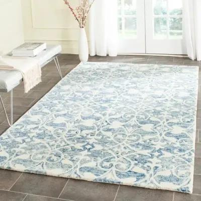 Johnstown Rug - Dark Blue/Ivory - Blue