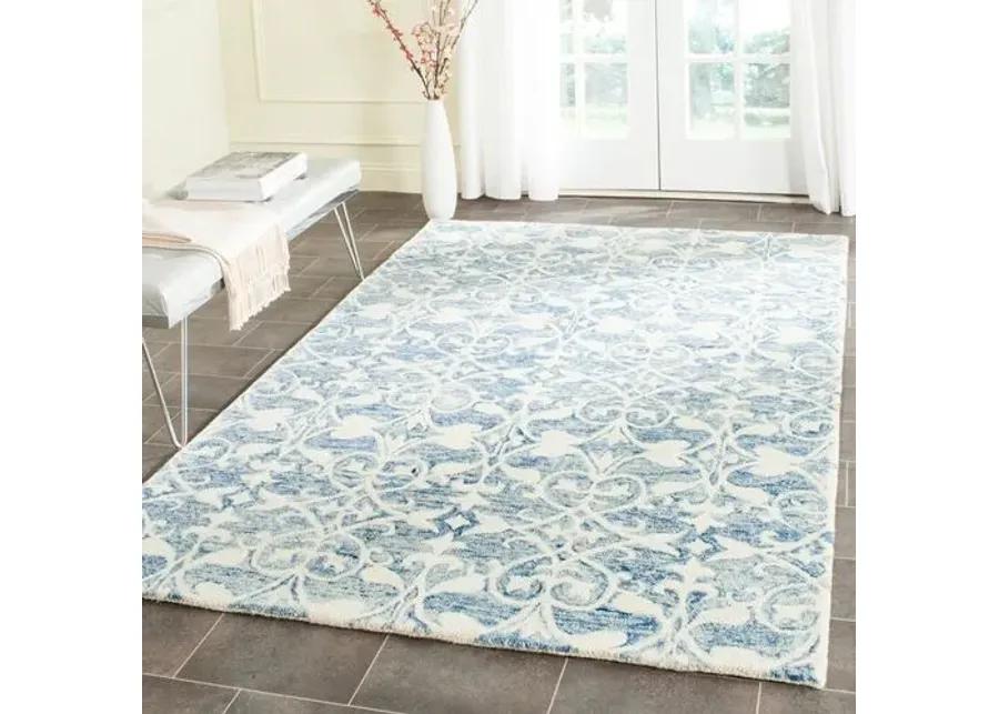 Johnstown Rug - Dark Blue/Ivory - Blue