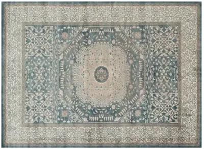 Levan Rug - Blue/Sand - Blue