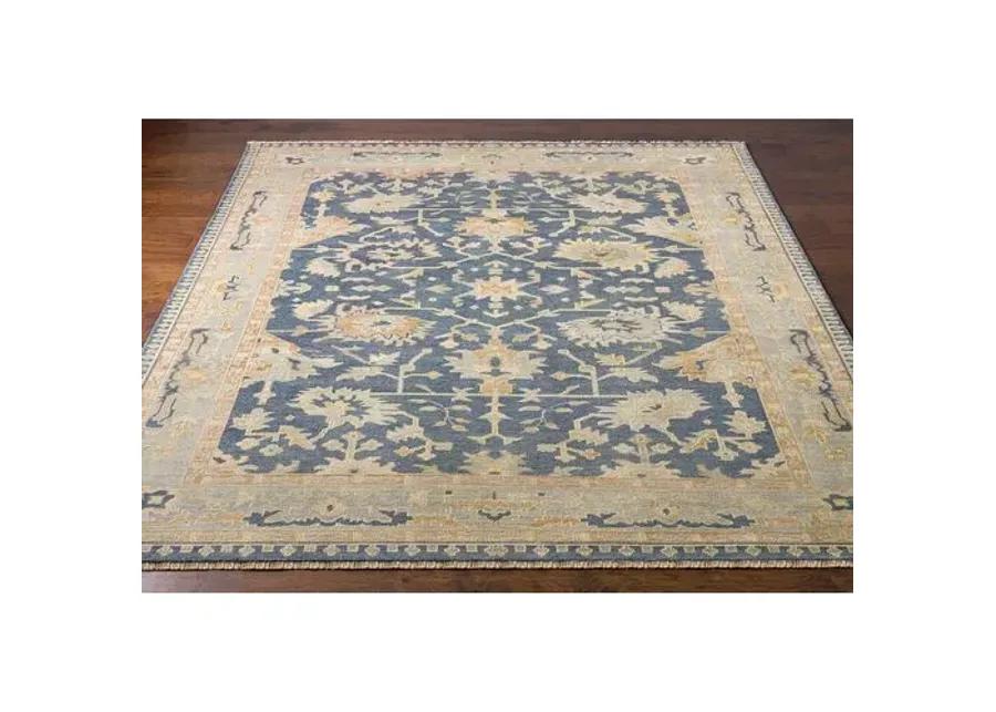 Baen Rug - Slate/Seafoam - Beige - Beige