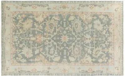 Baen Rug - Slate/Seafoam - Beige - Beige