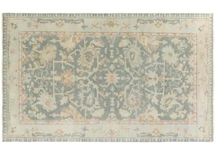 Baen Rug - Slate/Seafoam - Gray - Gray