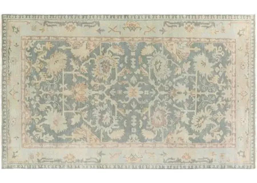 Baen Rug - Slate/Seafoam - Gray - Gray