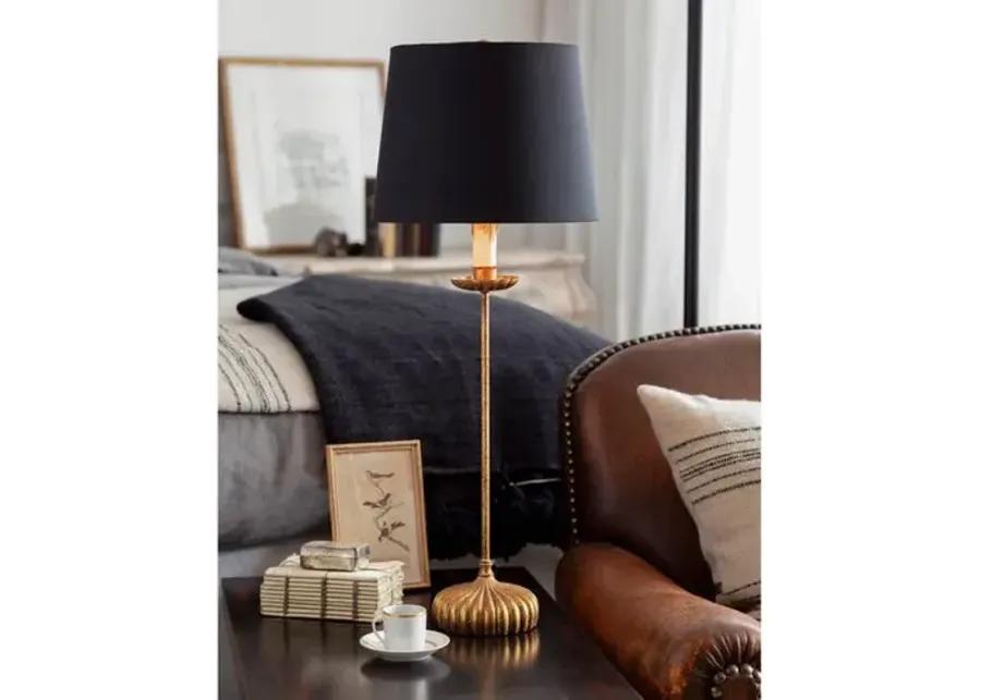 Clove Stem Buffet Lamp - Gold/Black - Regina Andrew