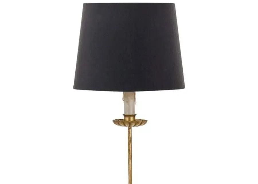 Clove Stem Buffet Lamp - Gold/Black - Regina Andrew