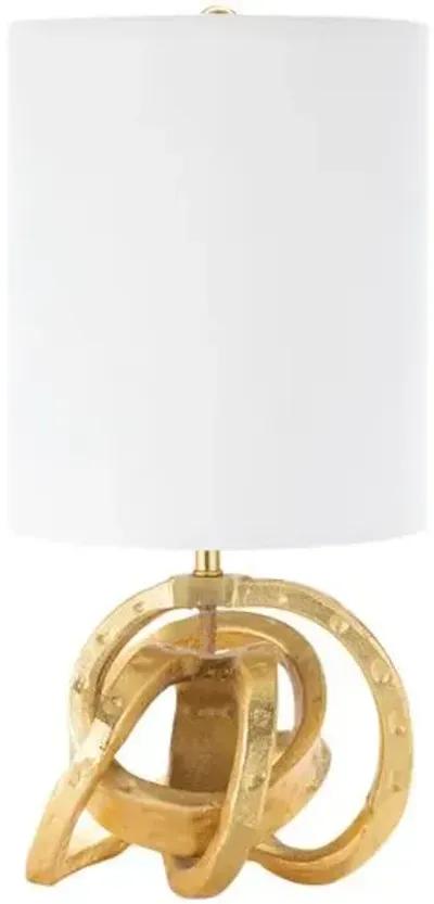 Mini Knot Table Lamp - Soft Gold - Regina Andrew