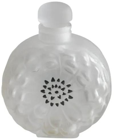 Lalique Enameled Dahlia Perfume Bottle - The Emporium Ltd. - Gray