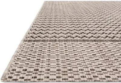 Laural Outdoor Rug - Gray/Black - Gray