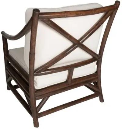 Woodland Lounge Chair - Espresso - White