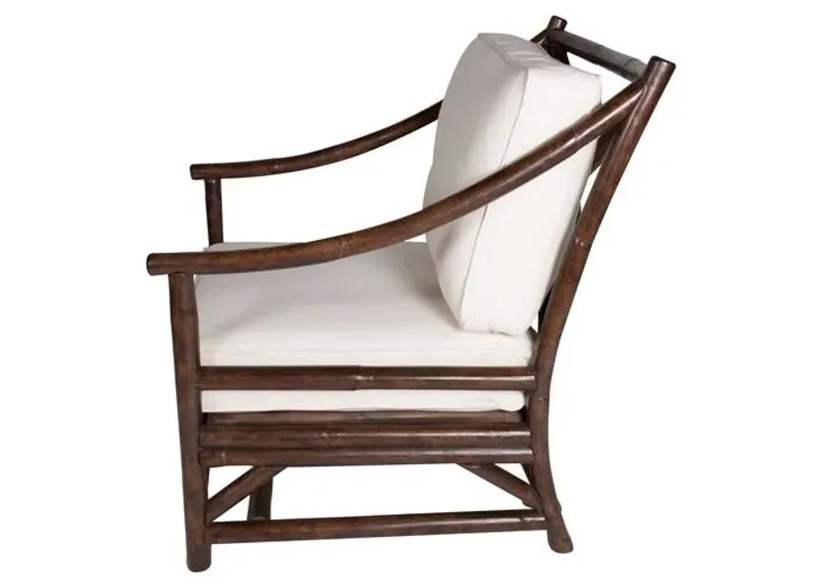 Woodland Lounge Chair - Espresso - White