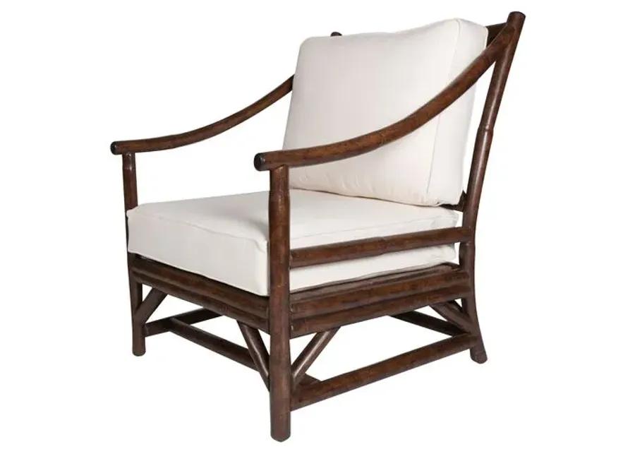 Woodland Lounge Chair - Espresso - White