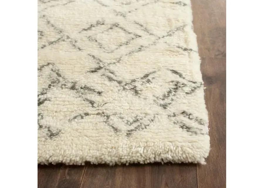 Pike Rug - White/Gray - Beige - Beige