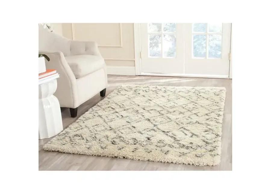 Pike Rug - White/Gray - Beige - Beige