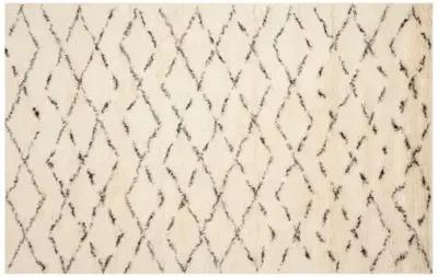 Janie Rug - White/Brown - Beige - Beige