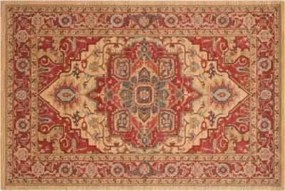 Zarah Rug - Red/Natural - Red