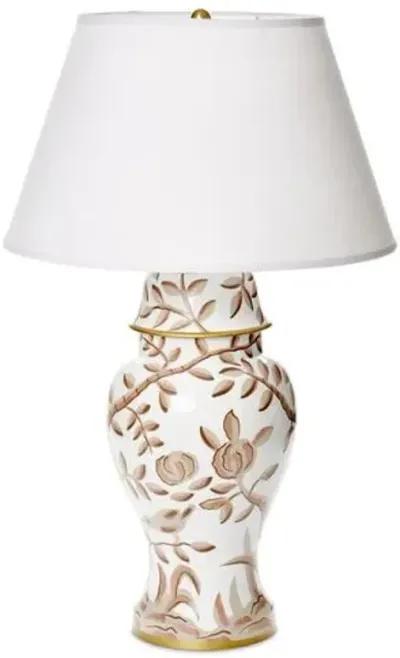 Cliveden Table Lamp - Taupe - Dana Gibson