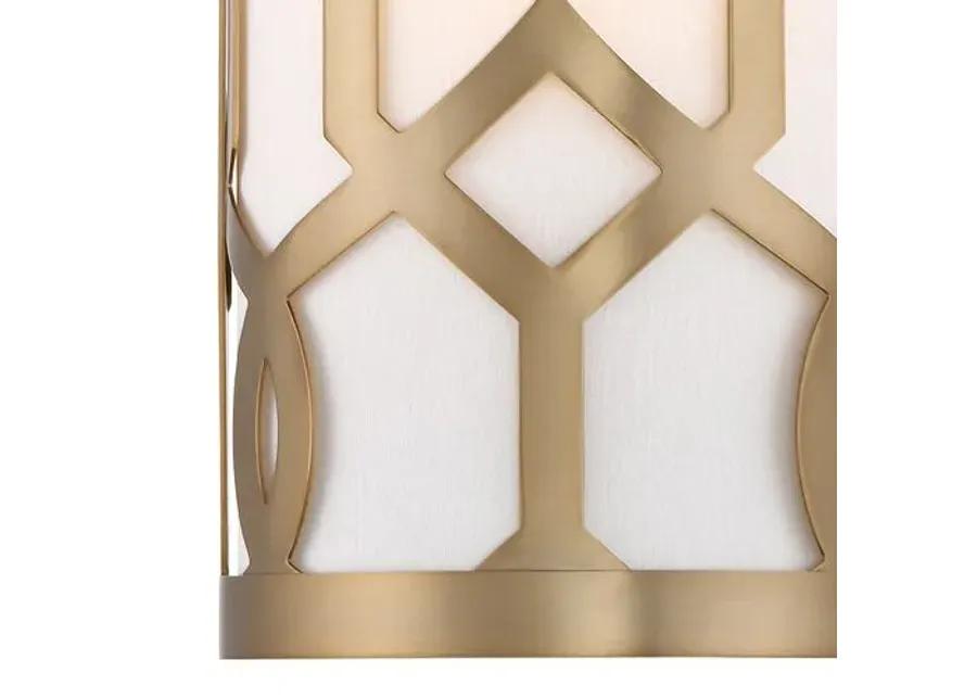 Libby Langdon 1-Light Sconce - Brass - Crystorama - Gold